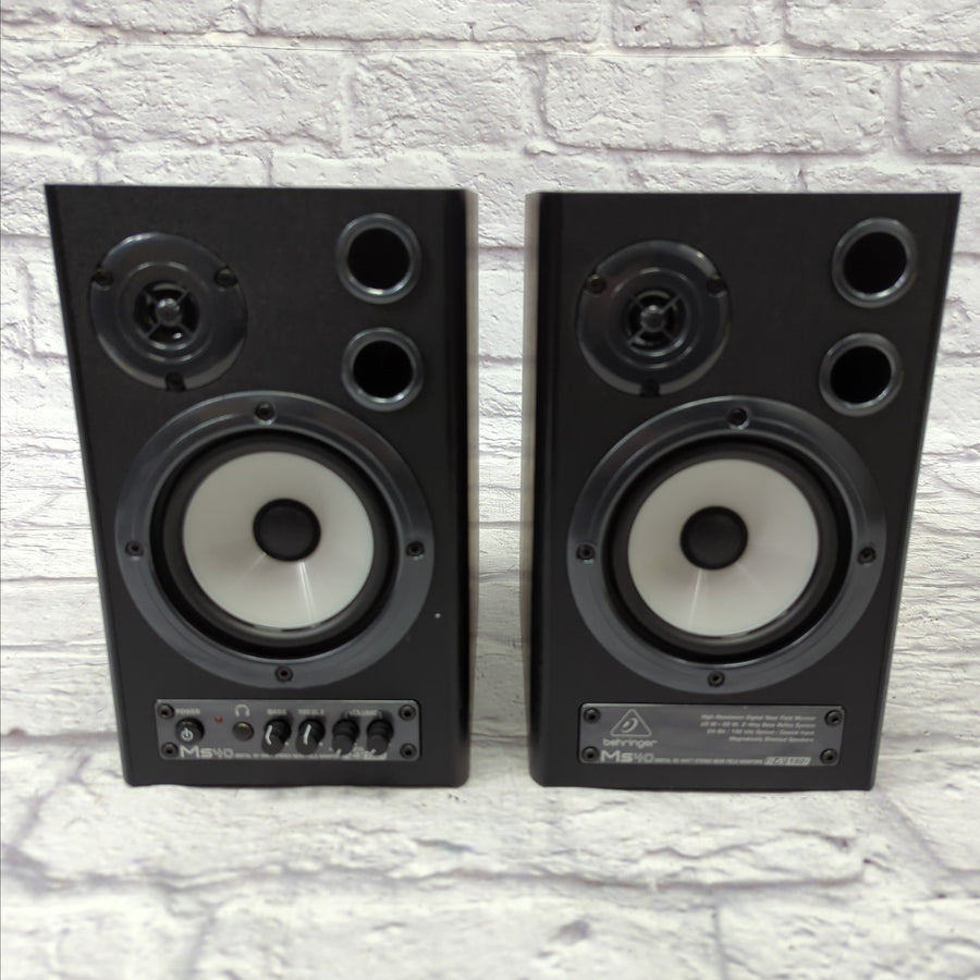 Behringer MS40 40w Stereo Near Field Studio Monitors