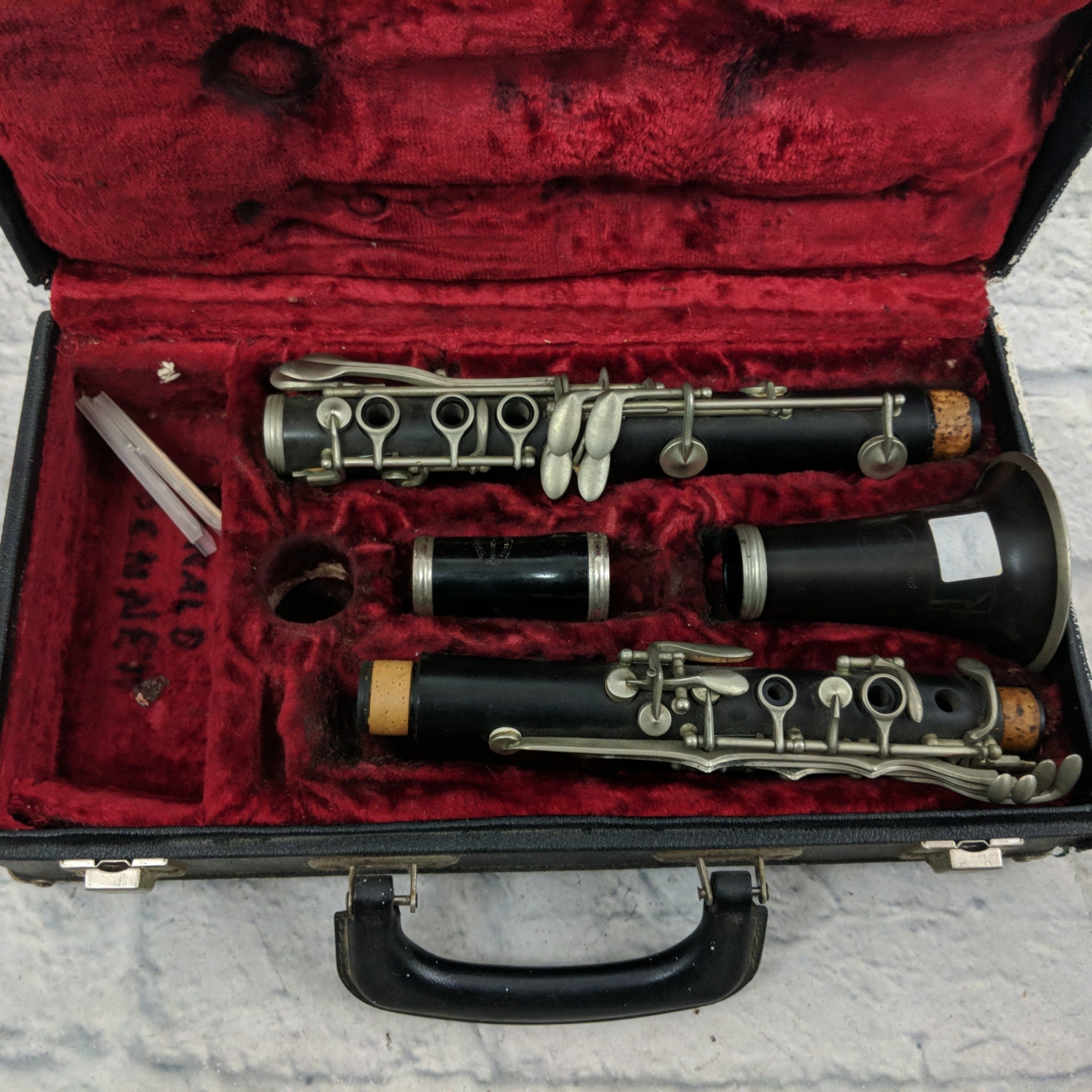 Evette Paris France Bb Clarinet With Case