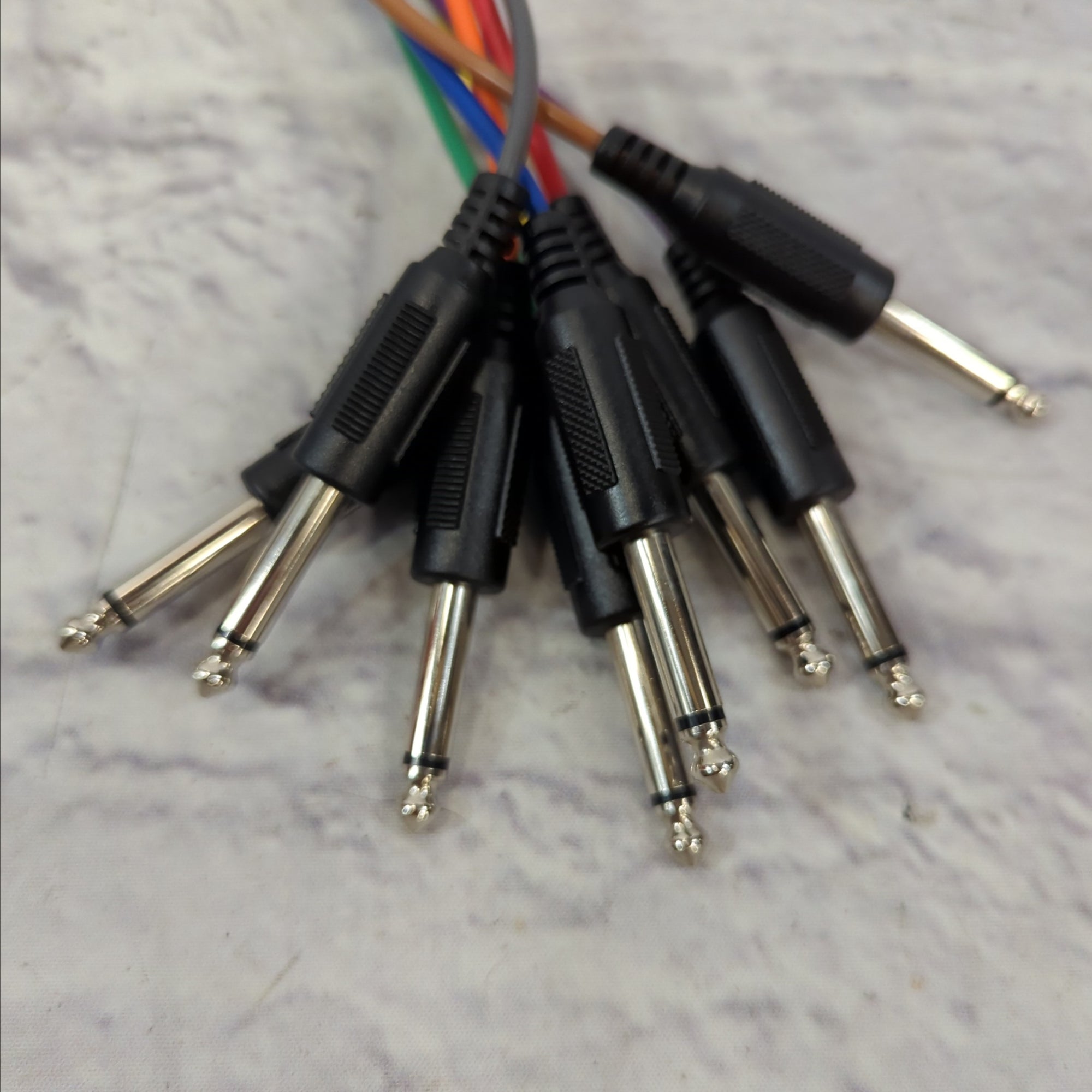 TTL 8CXS(A) 8-Channel Unbalanced Recording Snake 1/4 in TS to RCA 12 Foot