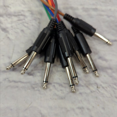 TTL 8CXS(A) 8-Channel Unbalanced Recording Snake 1/4 in TS to RCA 12 Foot