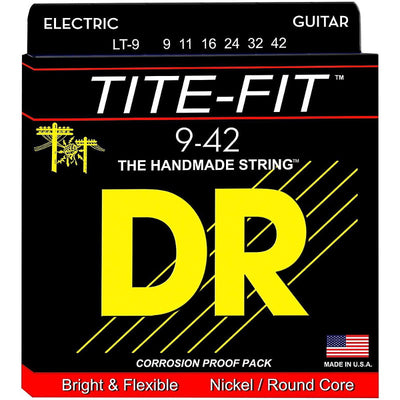 DR Tite Fit Lite Nickel Electric Guitar Strings 9-42
