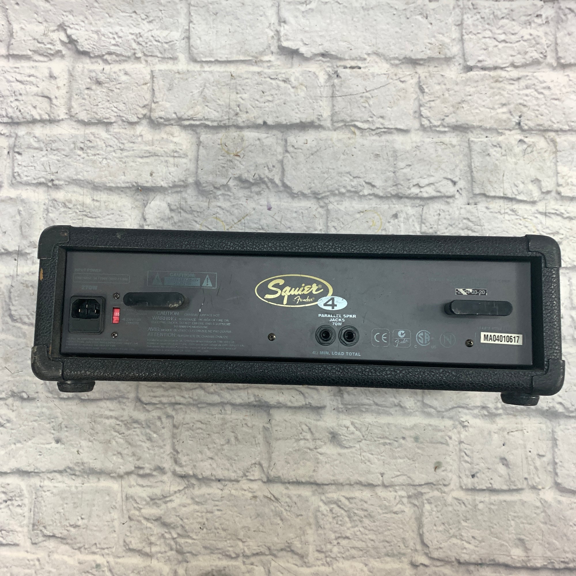 Squier 4 Channel Powered Mixer