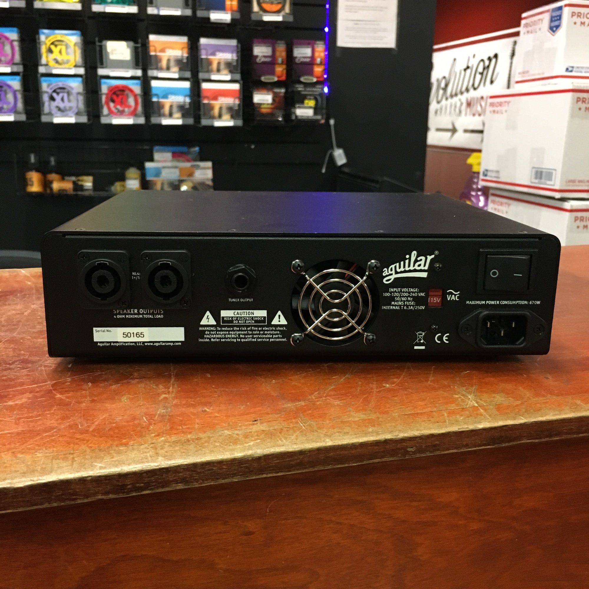 Aguilar Tone Hammer 500 Bass Amplifier Head