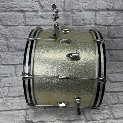 Slingerland 20 12 14 1960s Drum Kit - Silver Sparkle