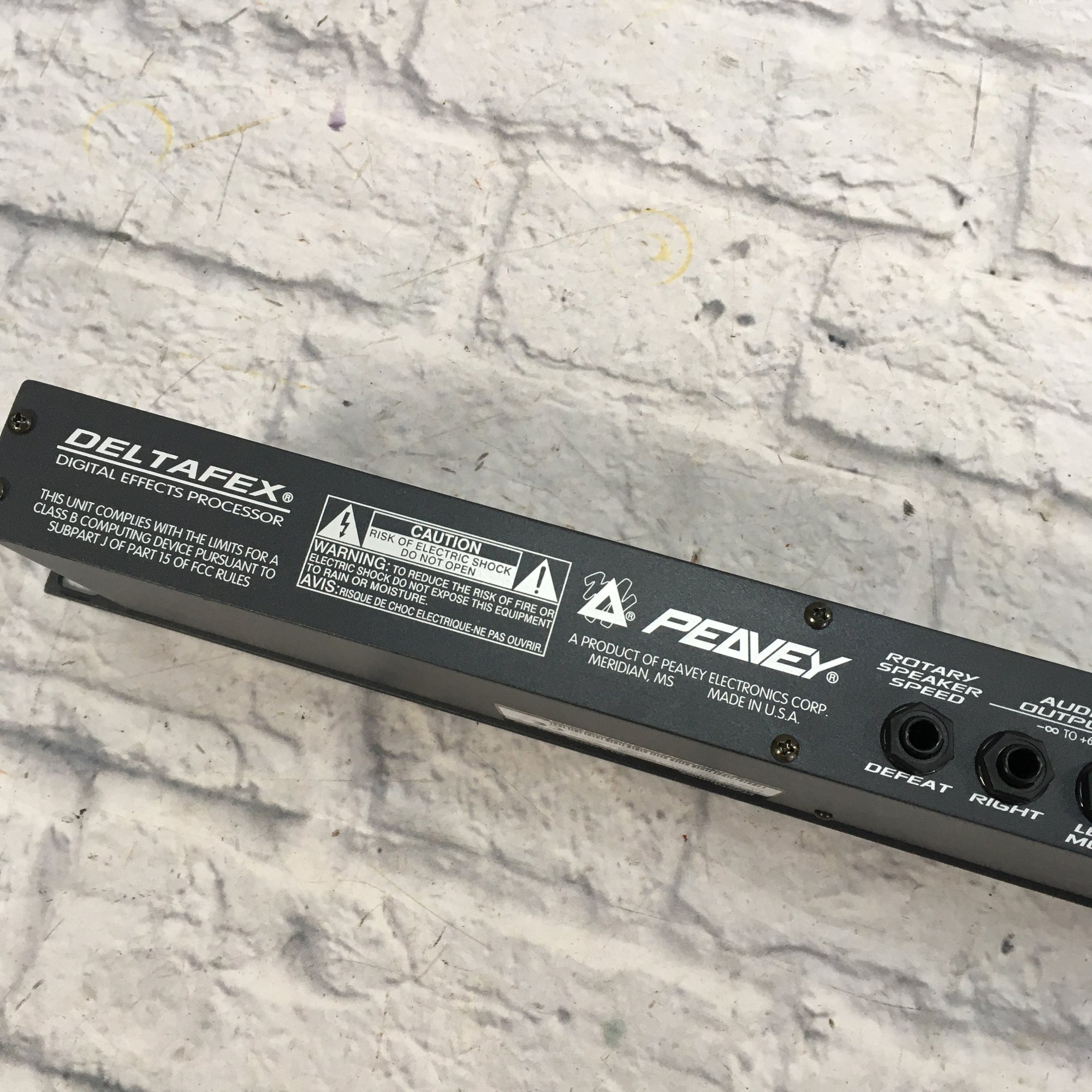 Peavey Deltafex Rack Effects Processor NO POWER SUPPLY