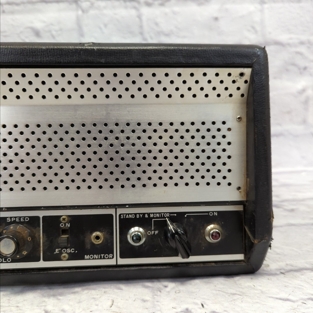 Teisco Vintage Checkmate 50 Tube Guitar Amp Head AS IS