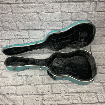 Phitz Standard Dreadnought Acoustic Guitar Hard Case, Teal