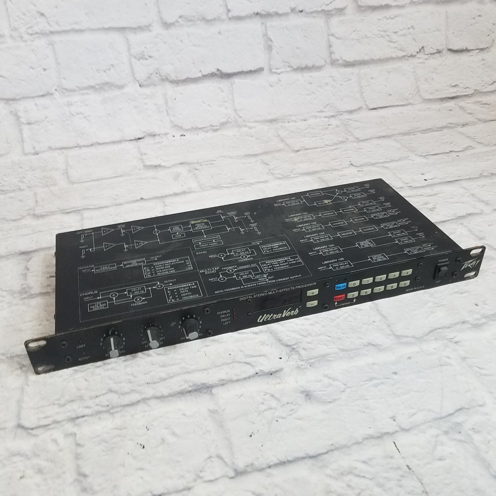 Peavey Ultraverb Rack Effect Unit - no power supply