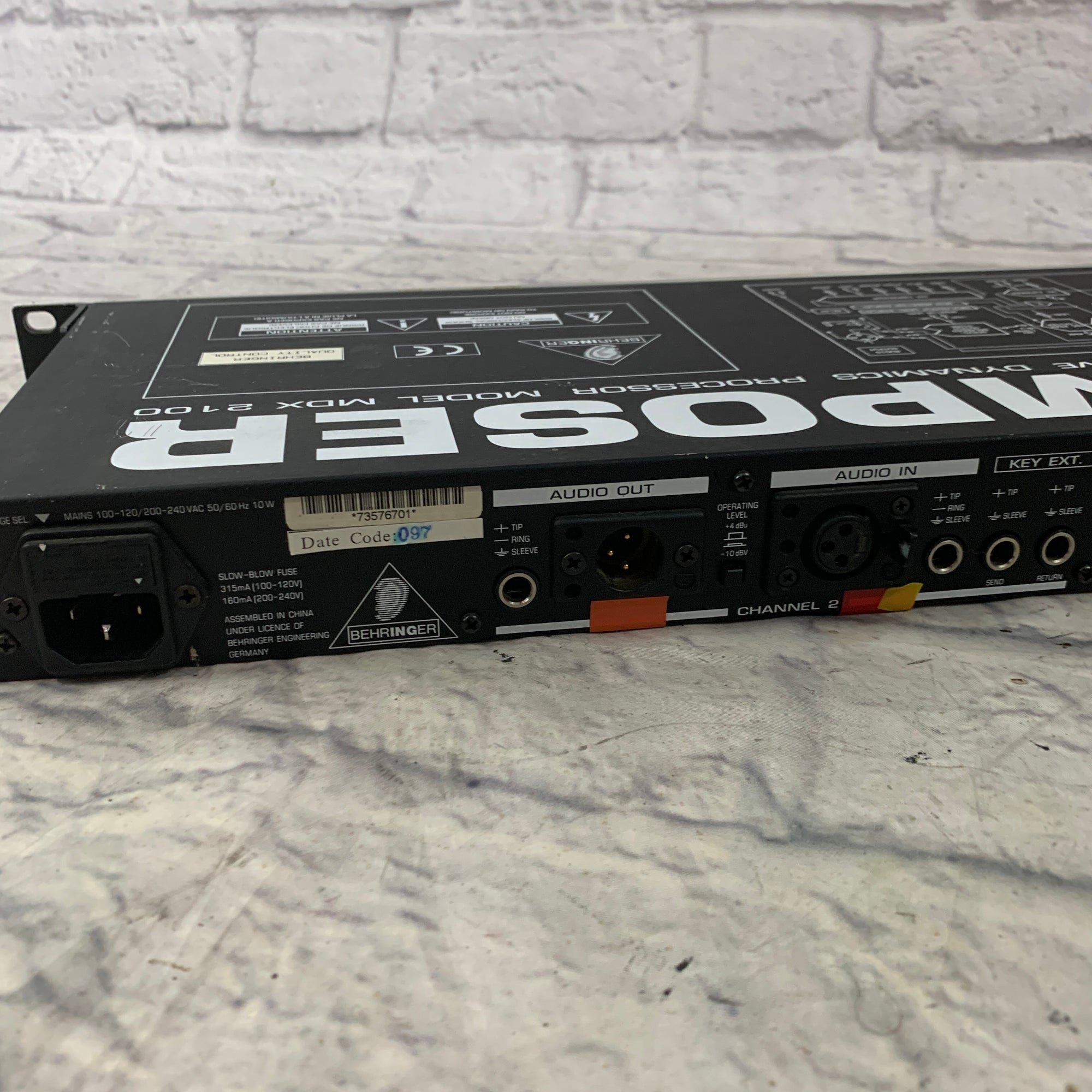 Behringer Composer MDX2100 Dynamics Processor