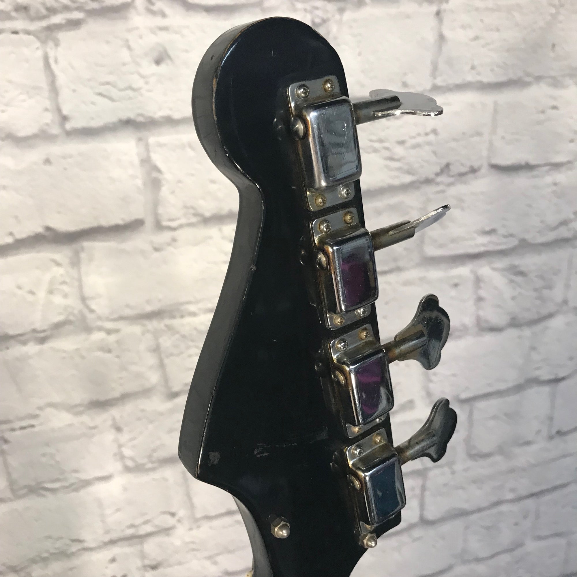 Vintage 1961 Teisco EB100 Del Rey Short Scale Electric Bass Gold Foil Pickup