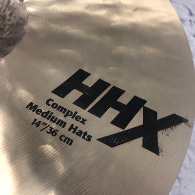 Sabian 14 HHX Complex Medium Hi Hat Cymbal Pair