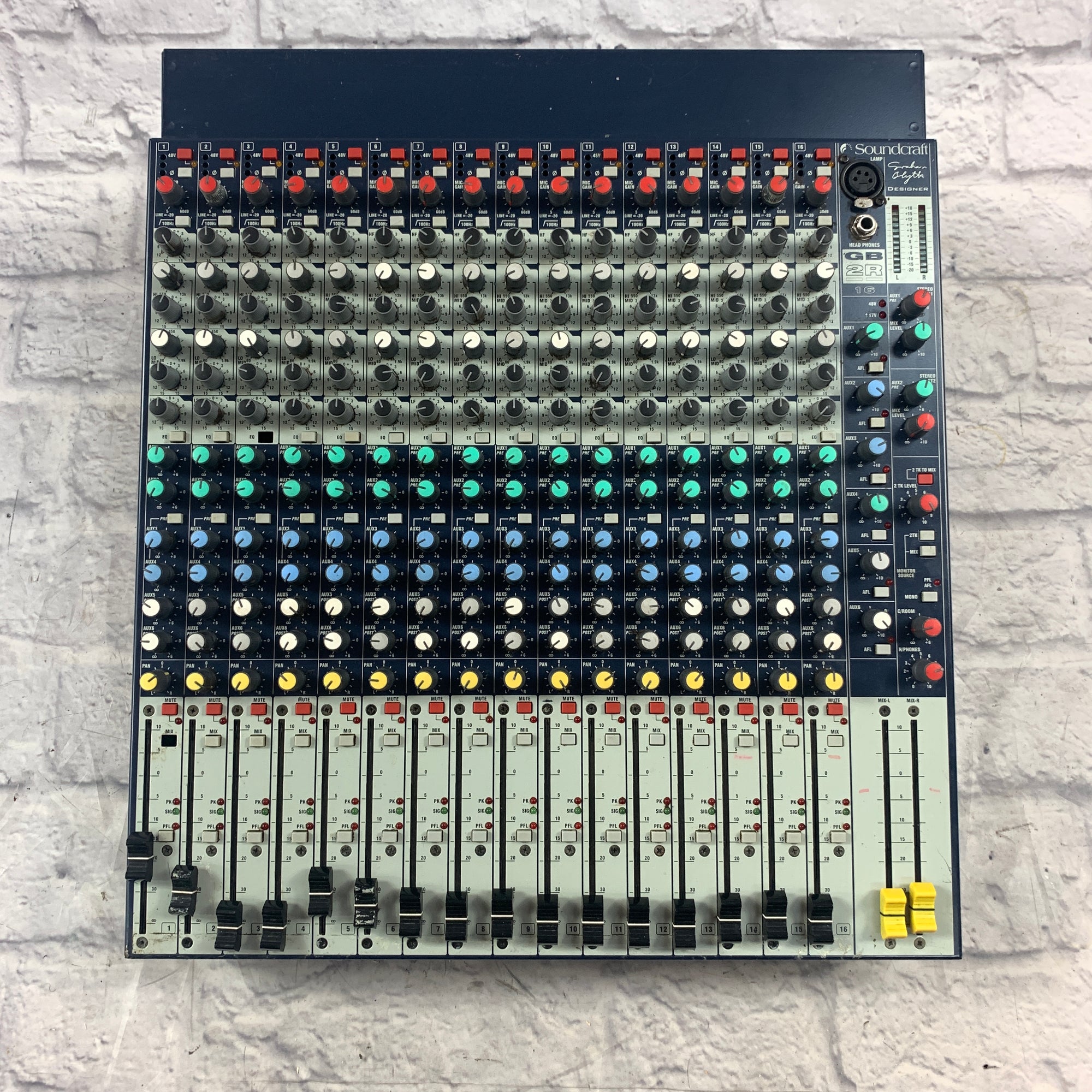 レア BEST SOUND COLLECTION 非売品 Soundcraft GB2R 16 Channel Mixer AS IS FOR PARTS - Evolution