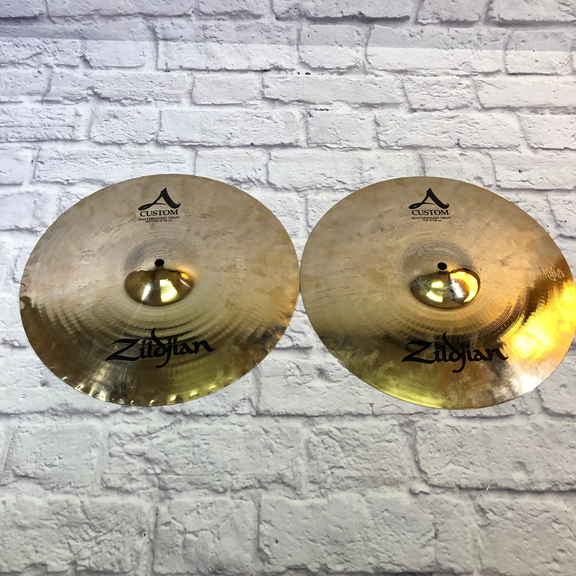Zildjian 14in A Custom Mastersound Hi Hat Cymbal Pair