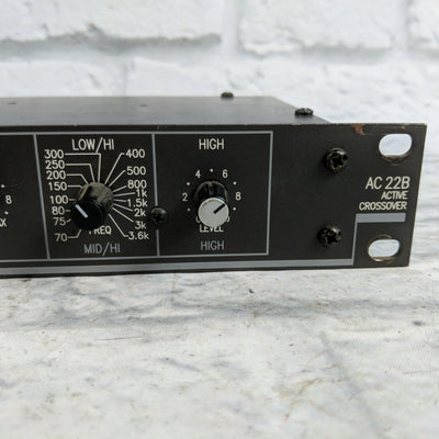 Rane AC22B Active Crossover With Balanced XLR Ins and Outs