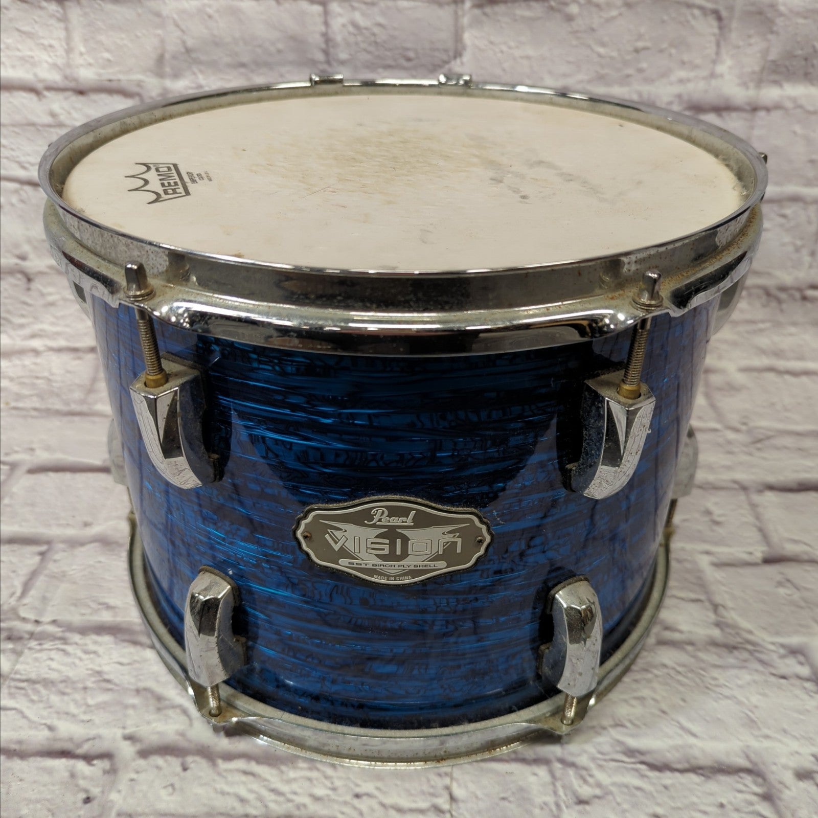 Pearl Vision 12" Tom Blue Oyster