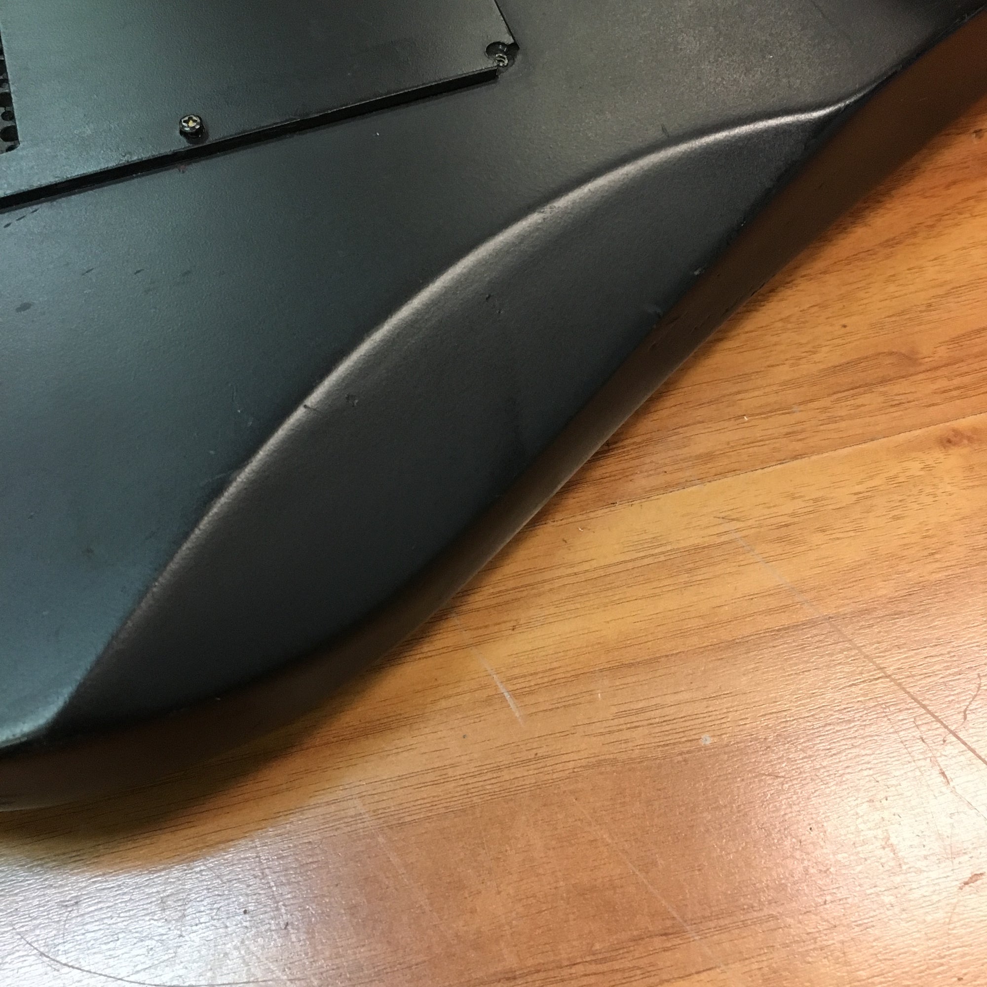 Lyon Custom Electric Guitar Teardrop Body Black