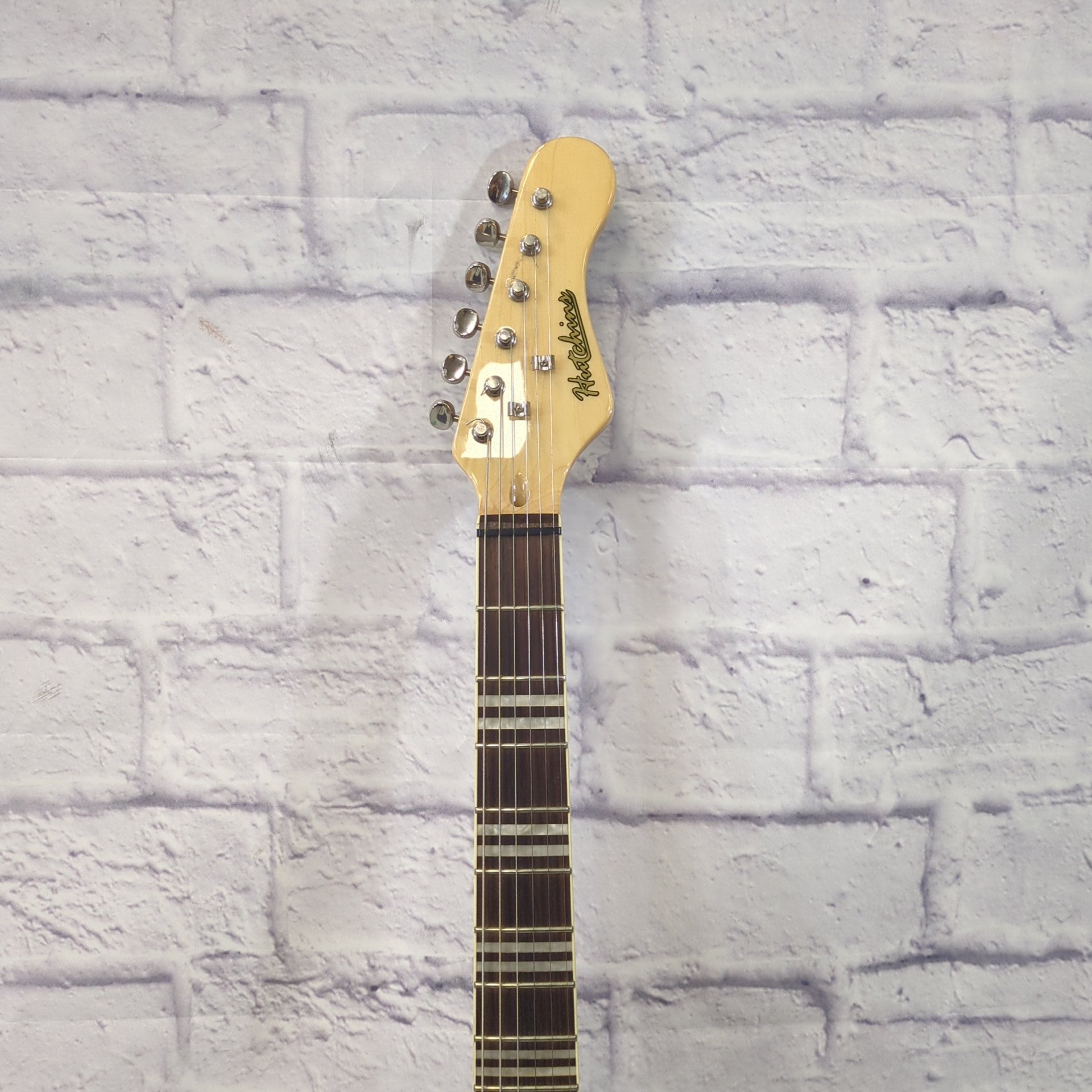 Hutchins Doodlebug Triple Mini Humbucker Surf Green Electric Guitar