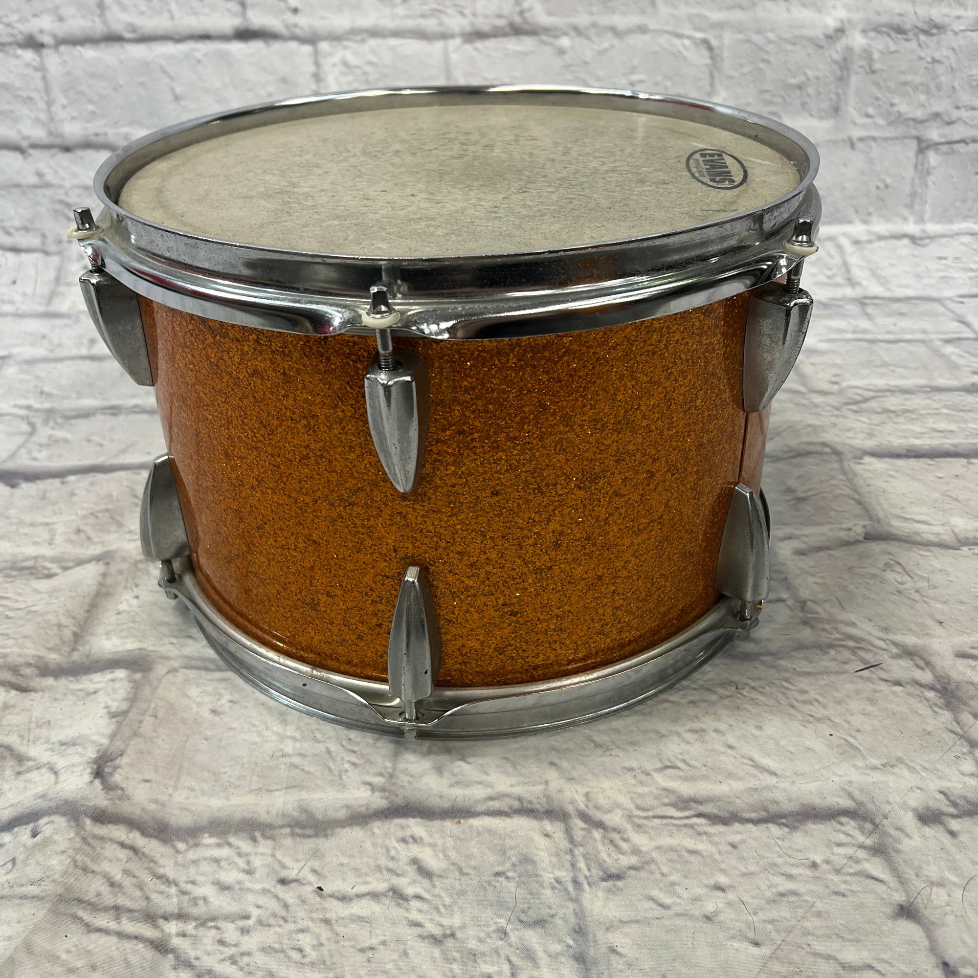 Arai 3pc 1970s Japanese Gold Sparkle Drum Set