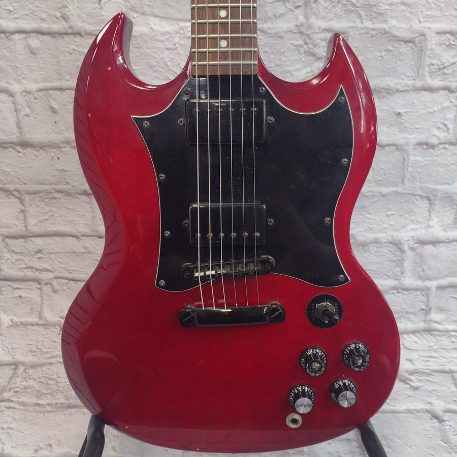 Regal SG Style Guitar Red Electric Guitar