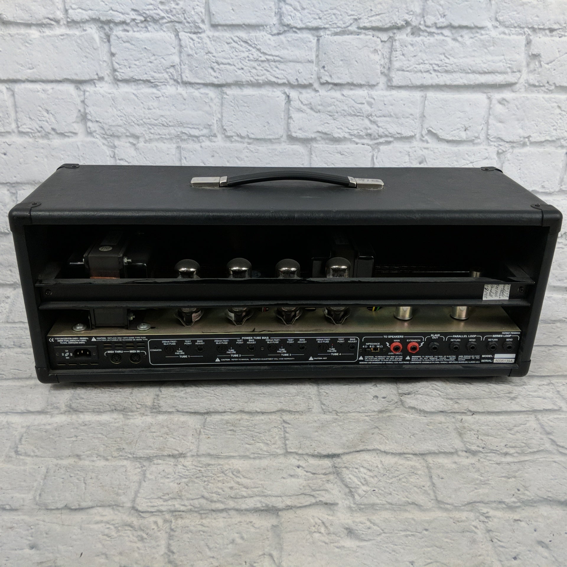 Randall RM100 3 Channel 100 Watt Head