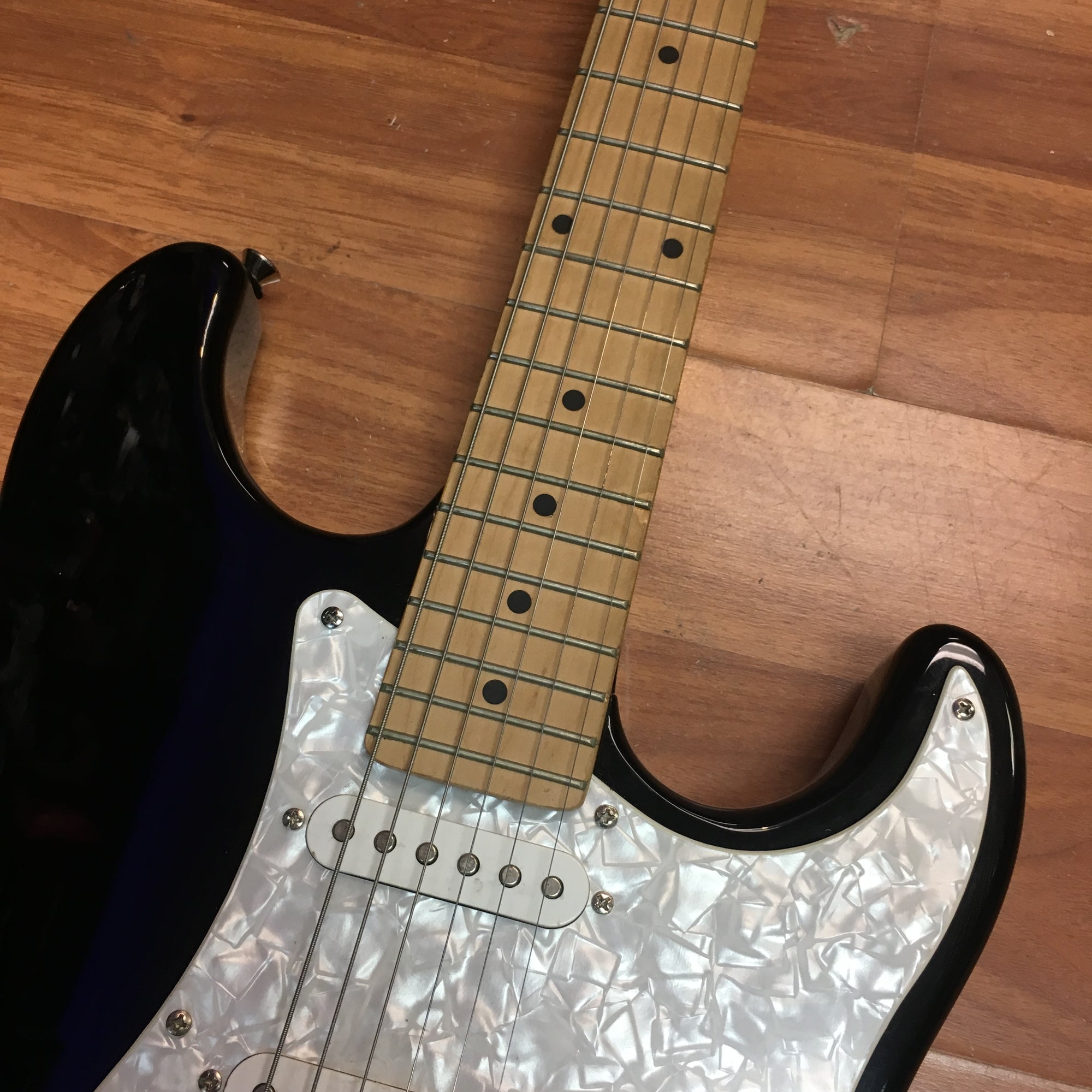 Harmony S Style Electric Guitar Black