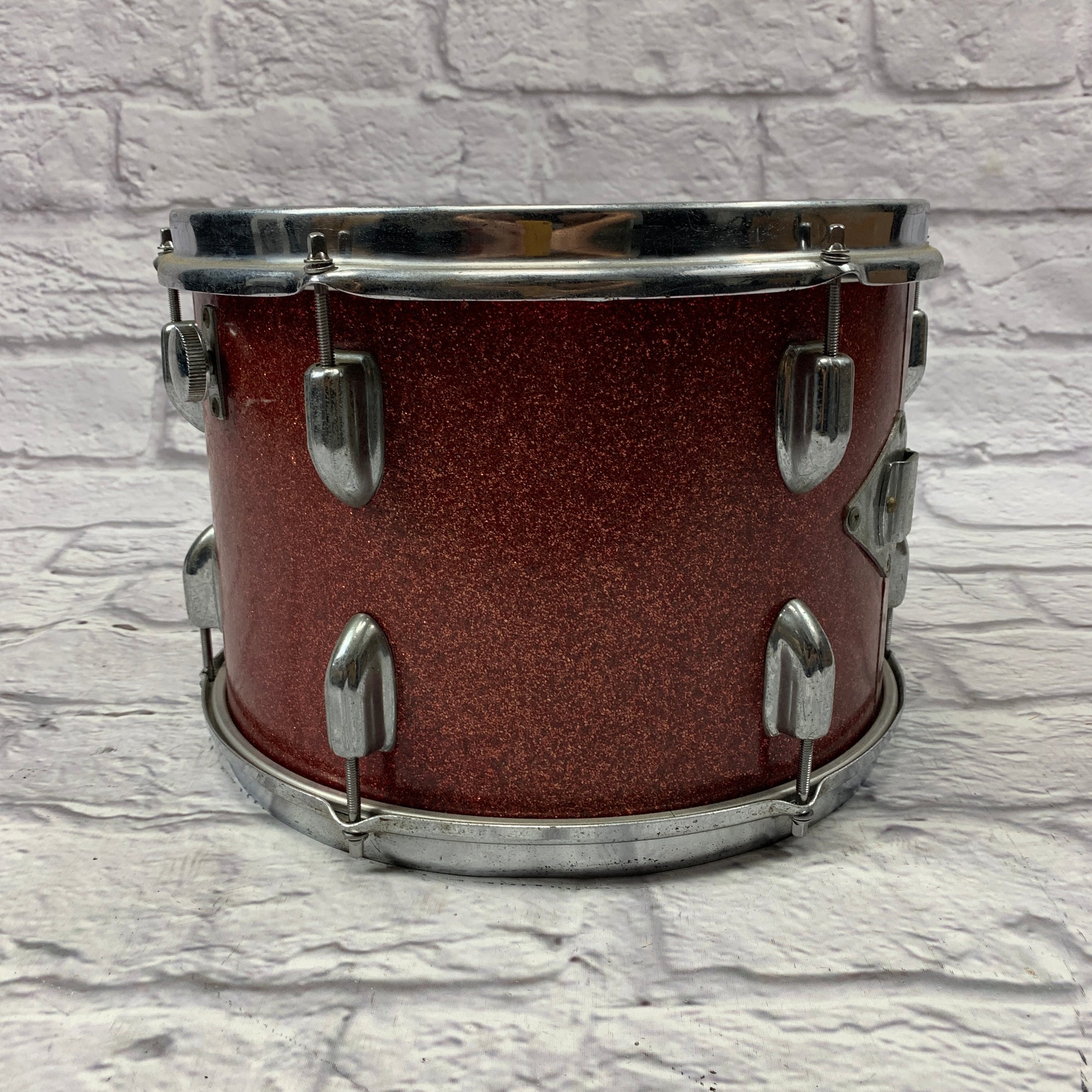 Vintage MIJ 13" by 9" Rack Tom Red Sparkle