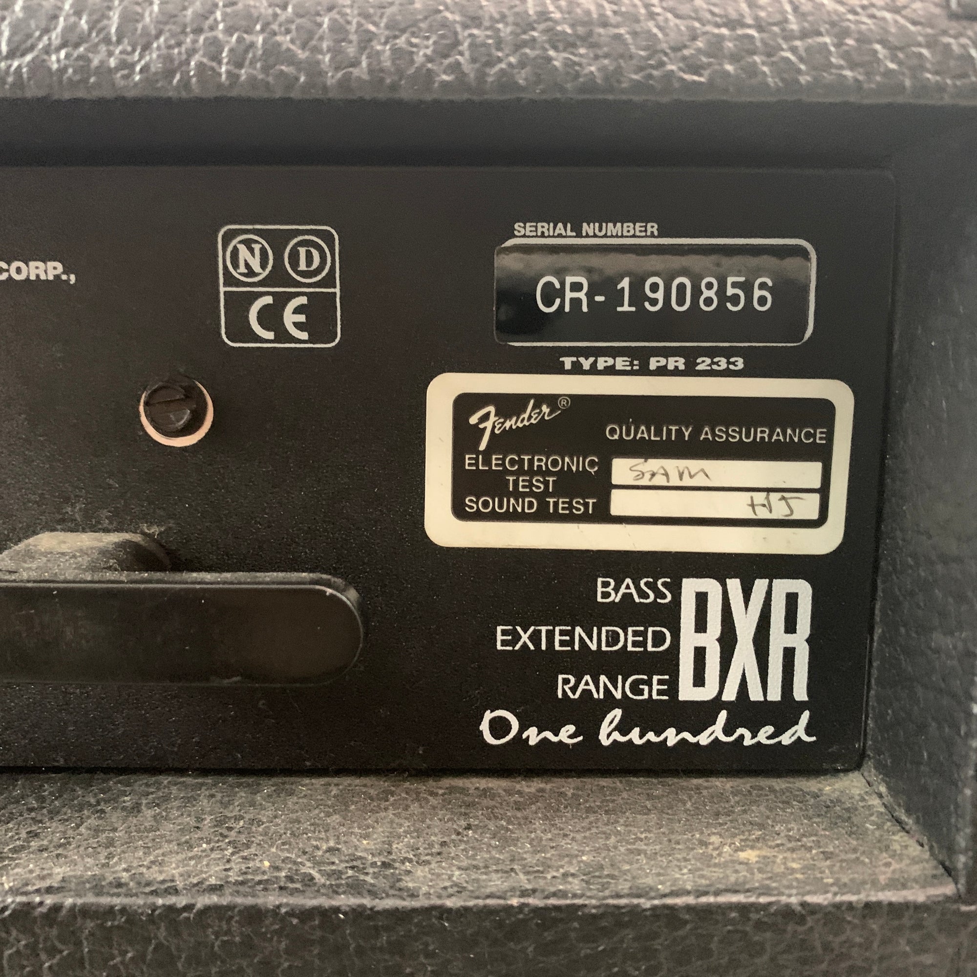 Fender BXR 100 Bass Combo