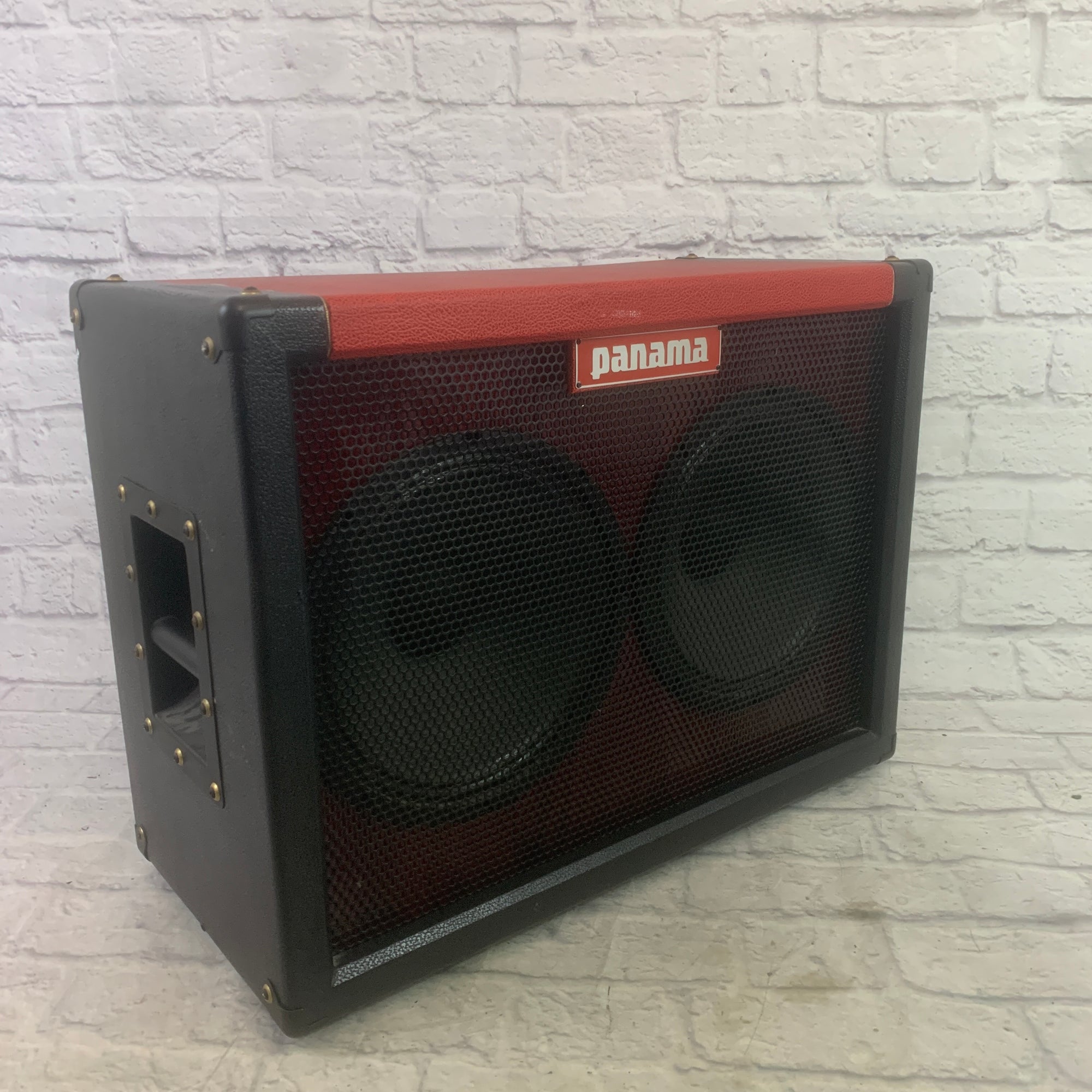 Panama Guitar Cab (2x12) Black & Red