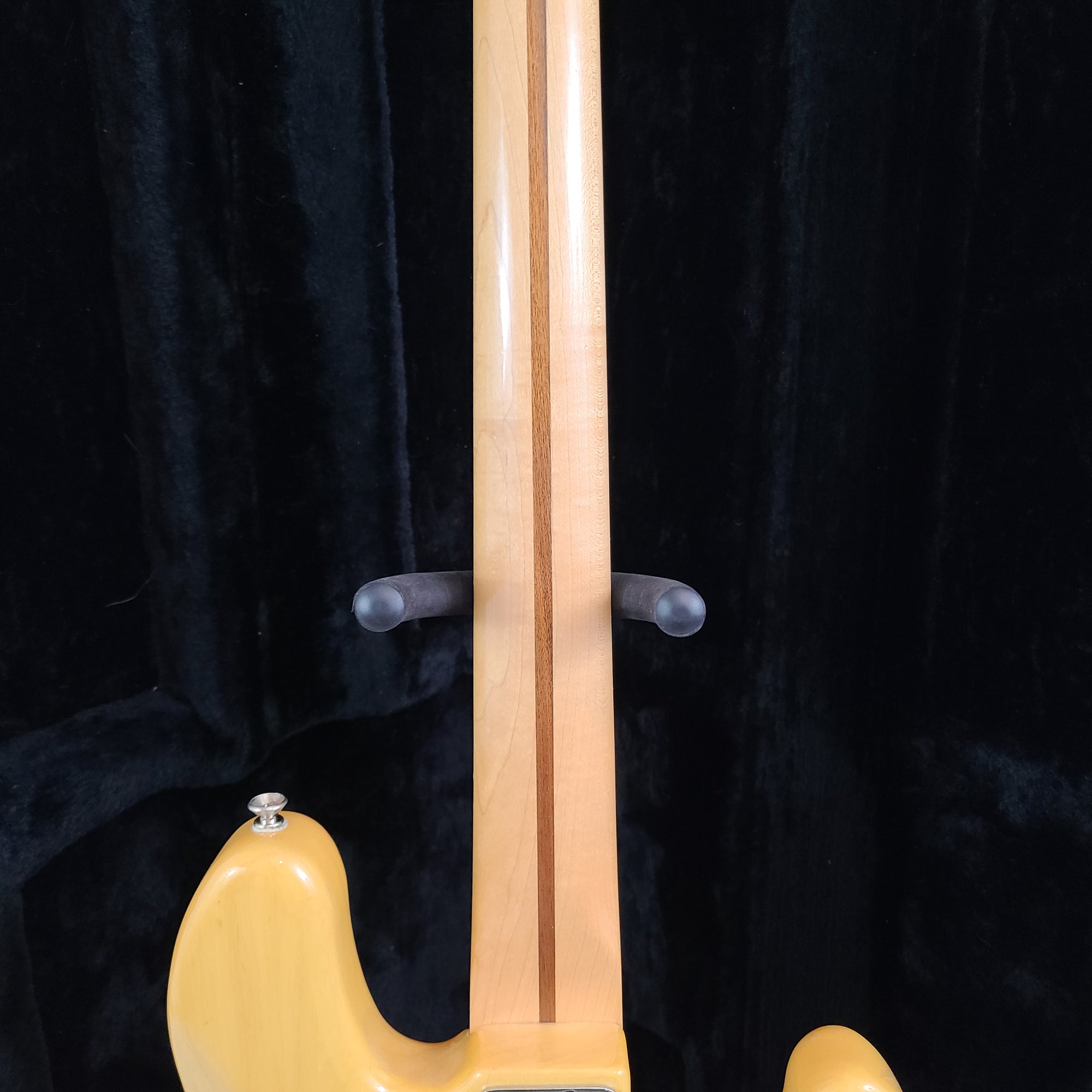 Fender Jazz Bass MIM Lefty Natural 4 String Bass Guitar w/ Case