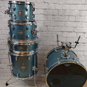 Ludwig Element Pelham Blue Sparkle 5 Piece Drum Kit