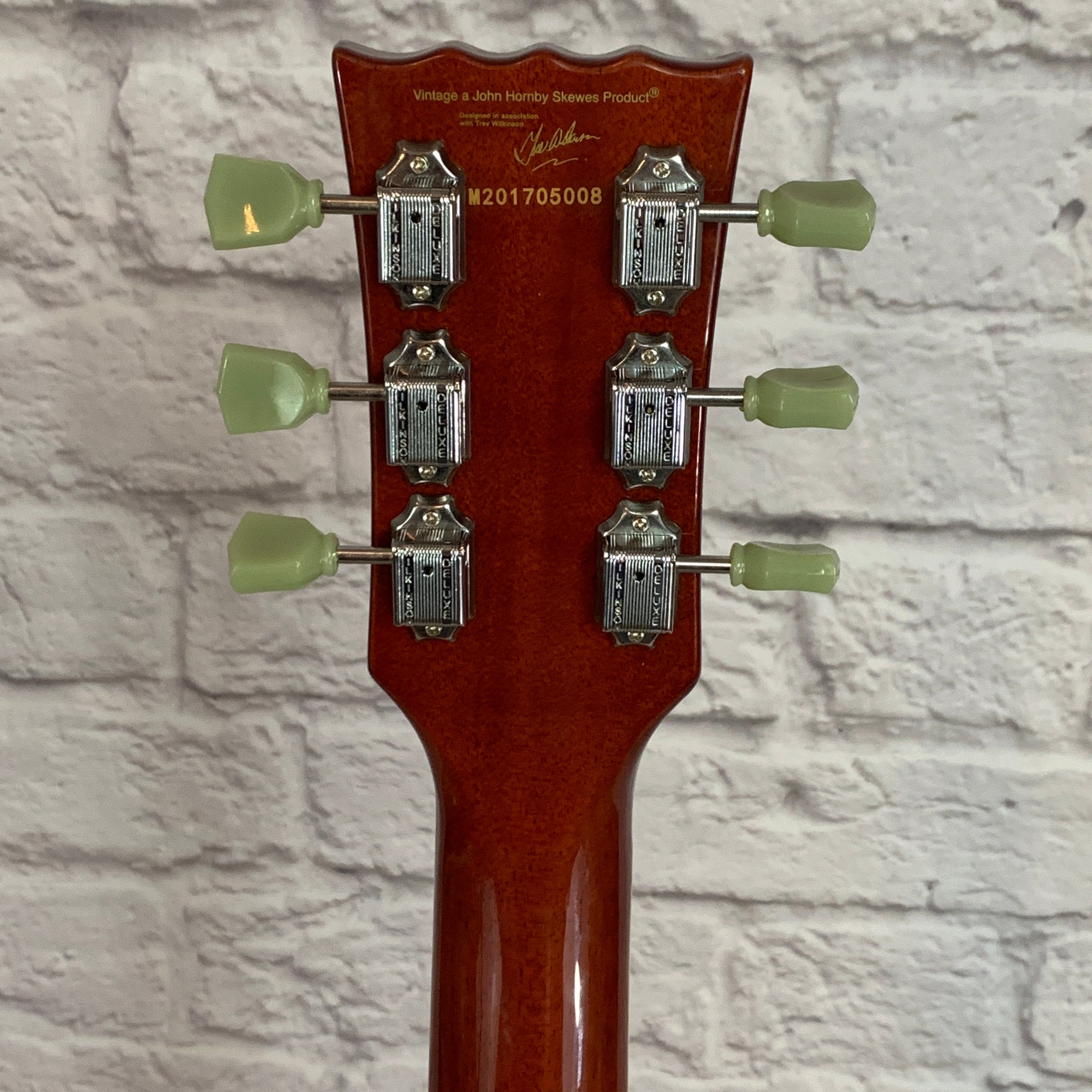 Vintage VSA500HB Semi-Hollow Honeyburst