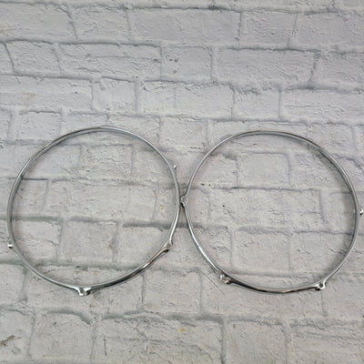 Worldmax 14" 6-Hole 2.3mm Triple Flange Drum Hoop (Pair)