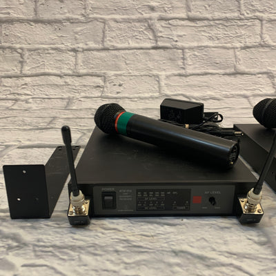 Audio Technica ATW-R14 Dual Wireless Microphone System