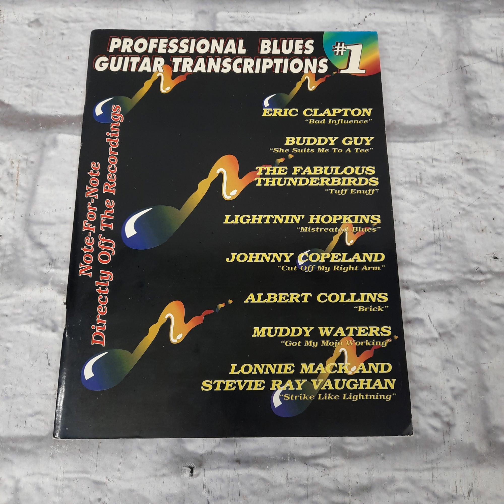 Professional Blues Guitar Transcriptions 1 Music Book