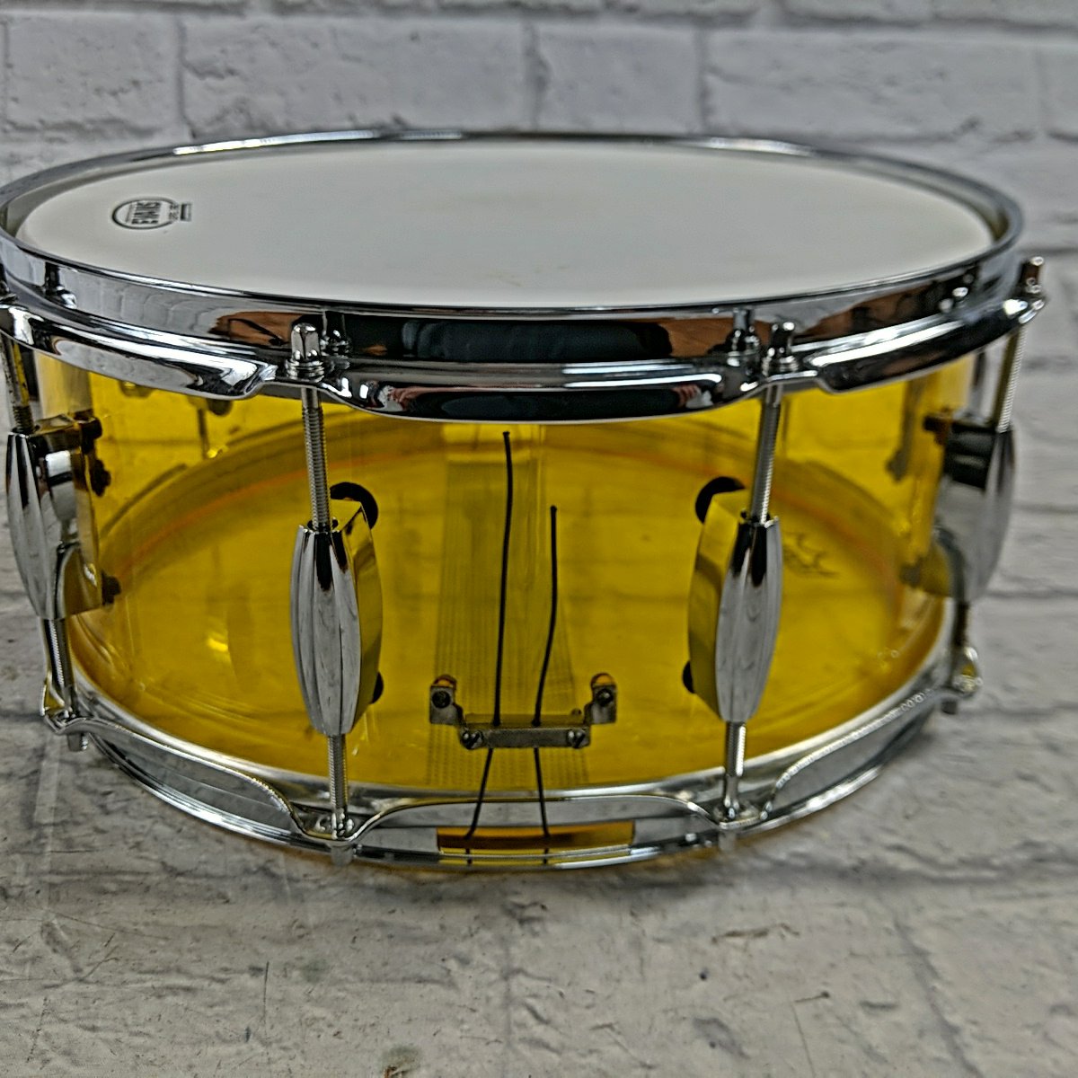 Custom Yellow Acrylic Snare 14x6.5 Snare