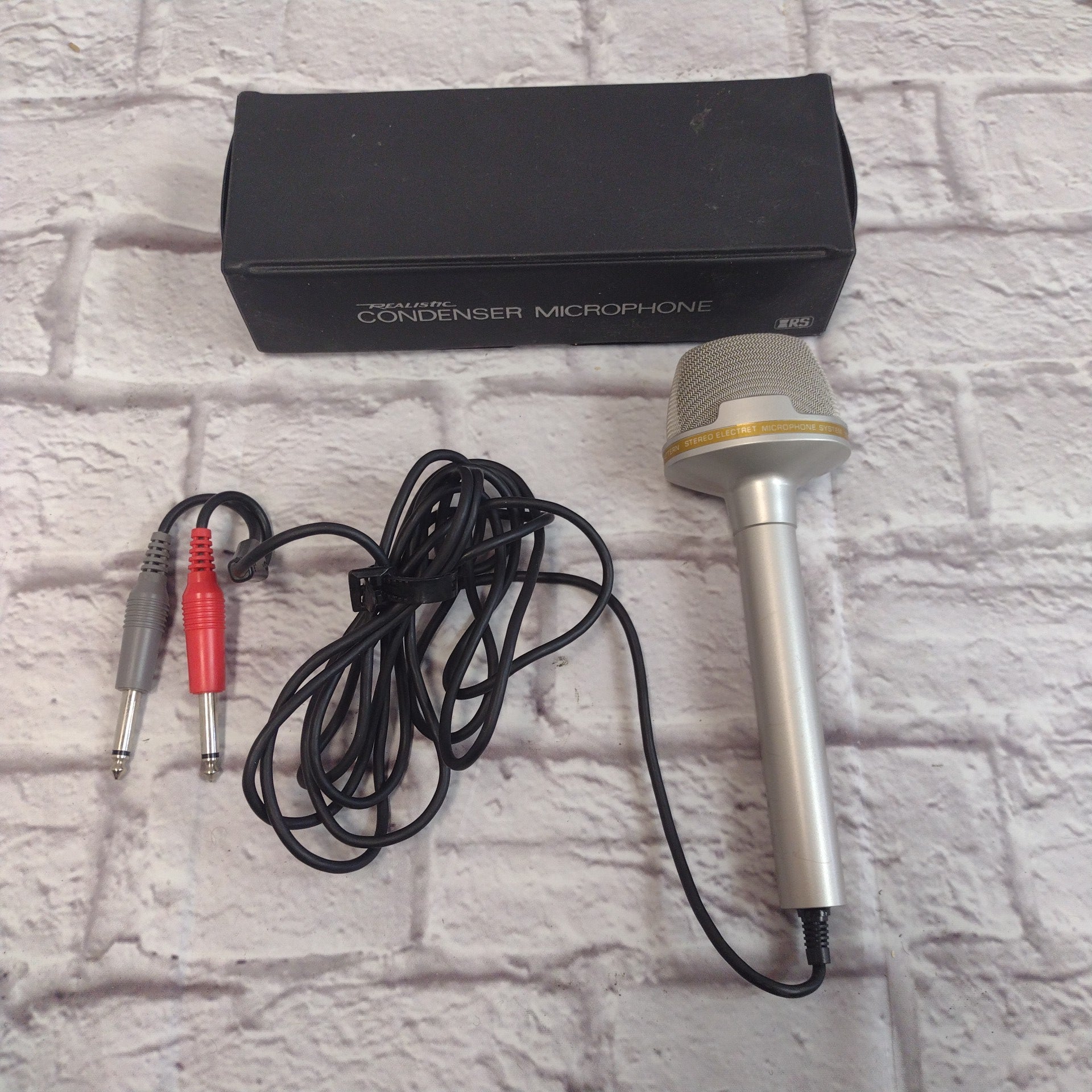 Radio Shack 33-919 Stereo Electet Microphone Microphone