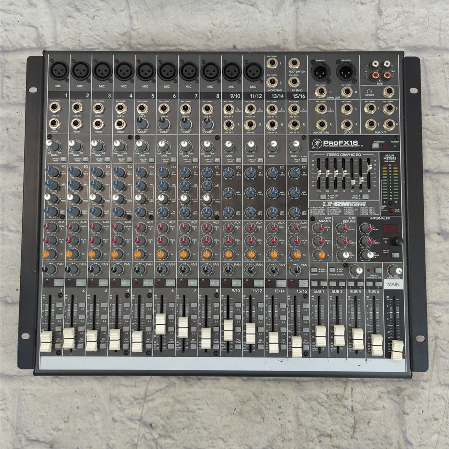 Mackie ProFX16 16-Channel 4-Bus Effects Mixer