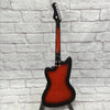 Silvertone 1478 Reissue Electric Guitar Red Black Burst