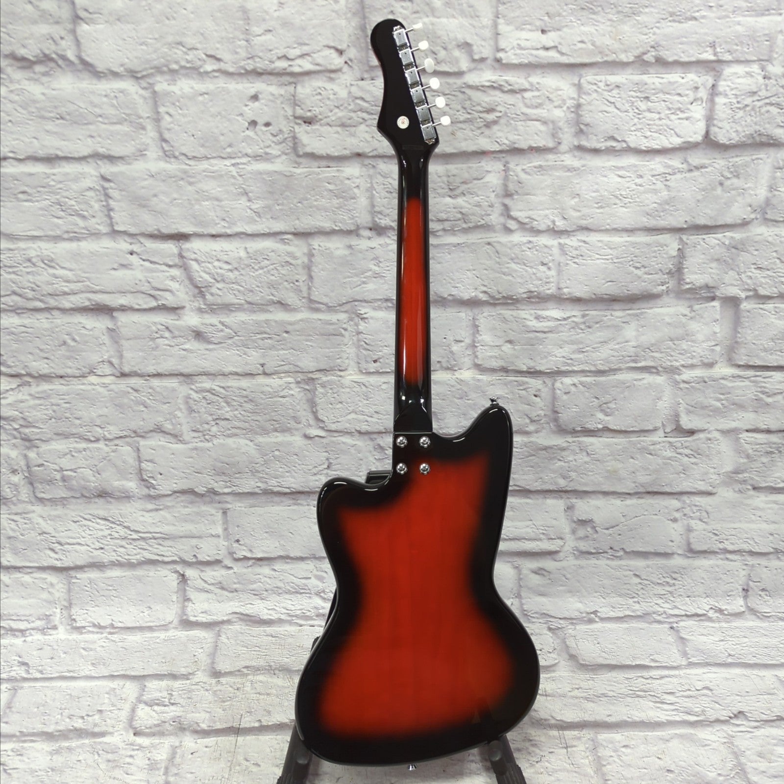 Silvertone 1478 Reissue Electric Guitar Red Black Burst