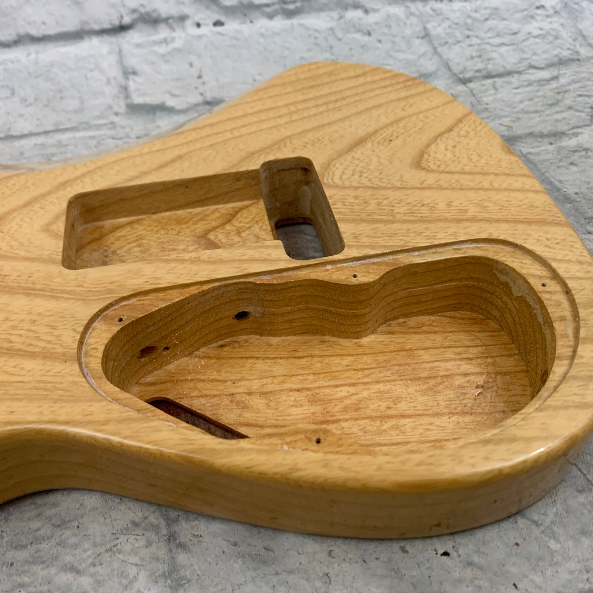 1990s Warmoth Soloist Body - AAA Quilted Maple Figured Top, Stripe of Walnut, Swamp Ash