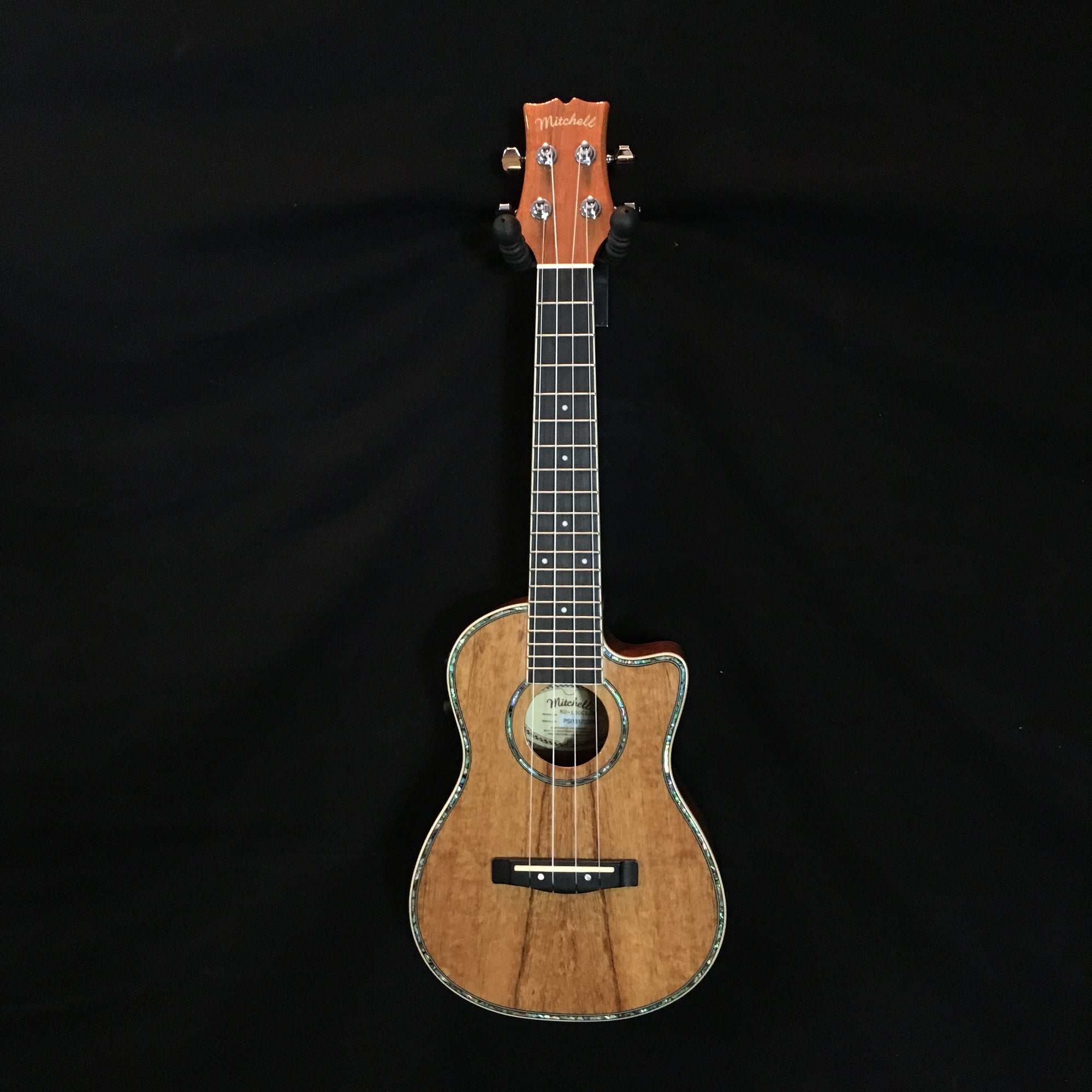 Mitchell MU100CE Acoustic-Electric Concert Ukulele Natural Koa