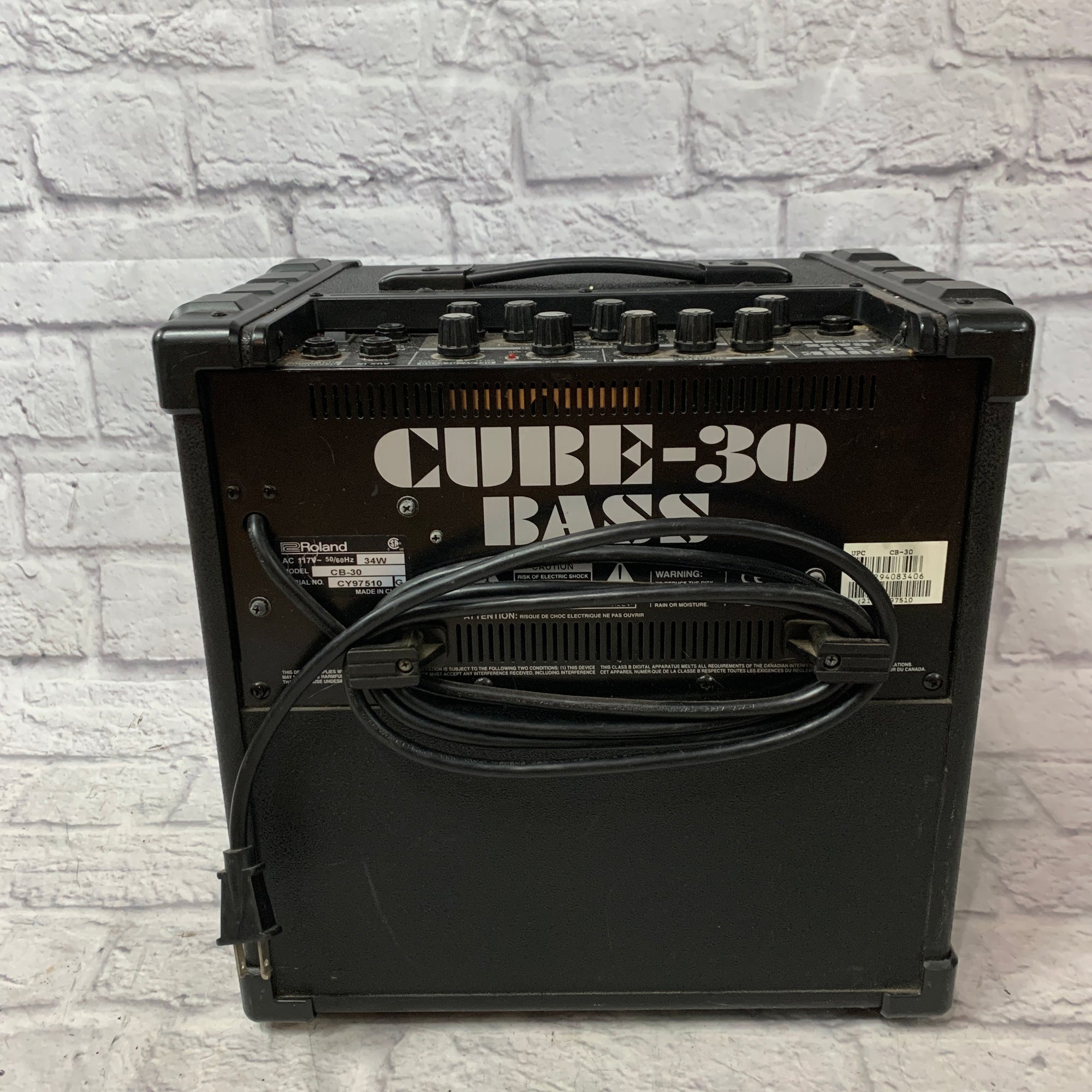 Roland Cube 30 Bass Guitar Combo Amp - Evolution Music