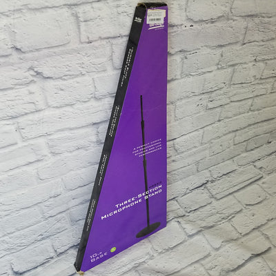On Stage MS9312 3-Section Mic Stand 8 ft.