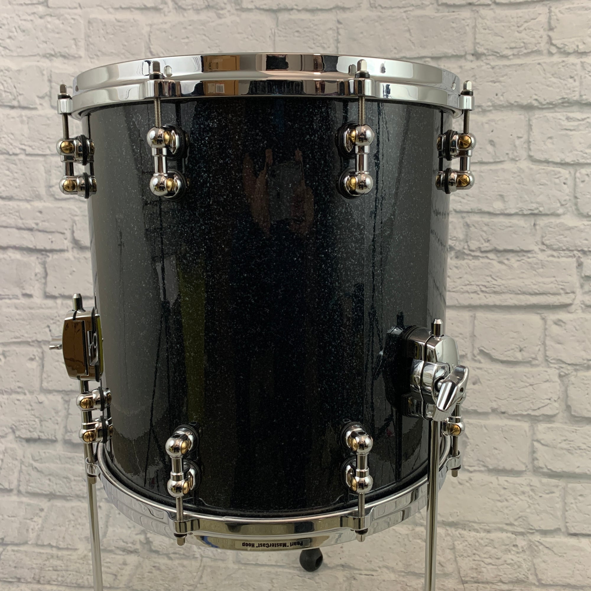 Pearl Music City Custom Reference Pure 14x14" Floor Tom Charcoal Wrap RFP1414F