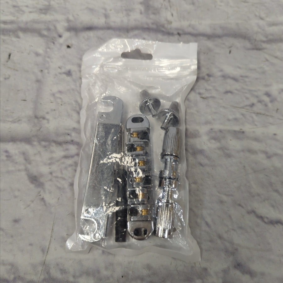 Saphue ABR1 Style Tuneomatic Bridge Tailpiece Roller Saddle Bridge
