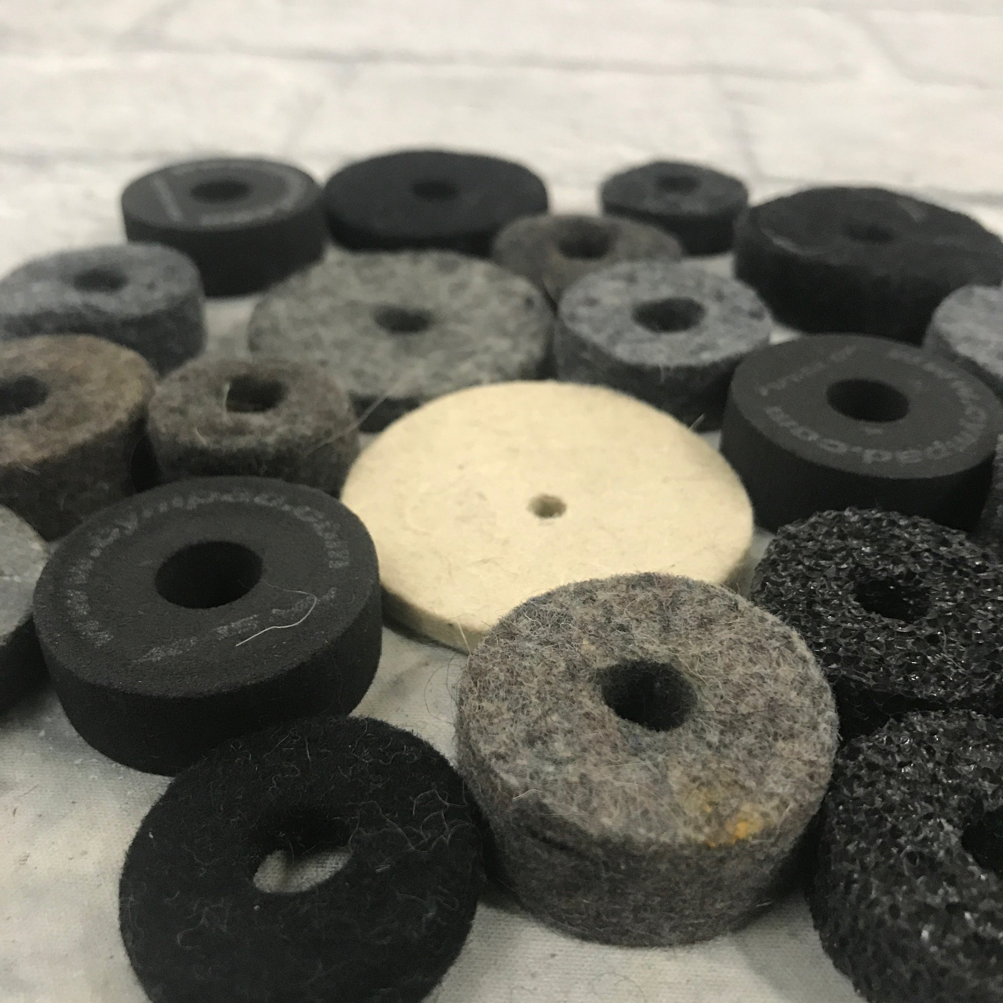 Assorted Felt & Foam Cymbal Pads (21 count)