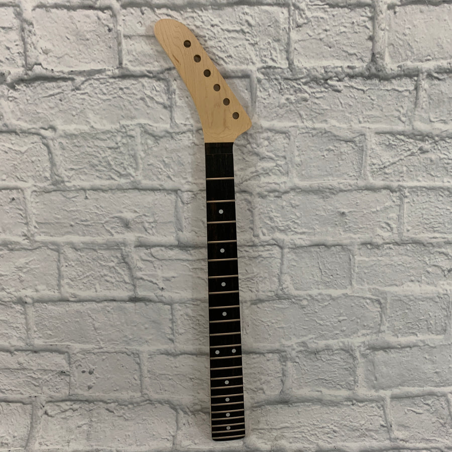 Reverse-Headstock Explorer-Style Electric Guitar Neck