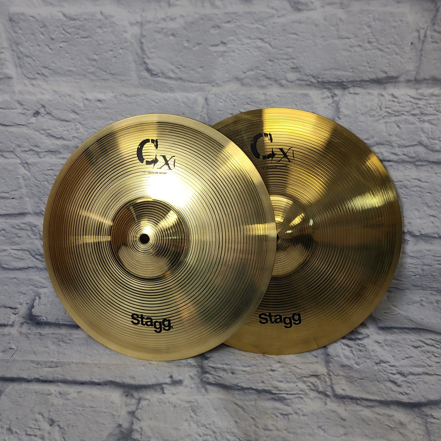 Stagg CX 13" Medium Hi Hat Cymbals