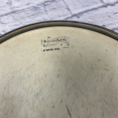 Norma Blue Sparkle 14x5" Snare MIJ w/ Leather Bag and Stand