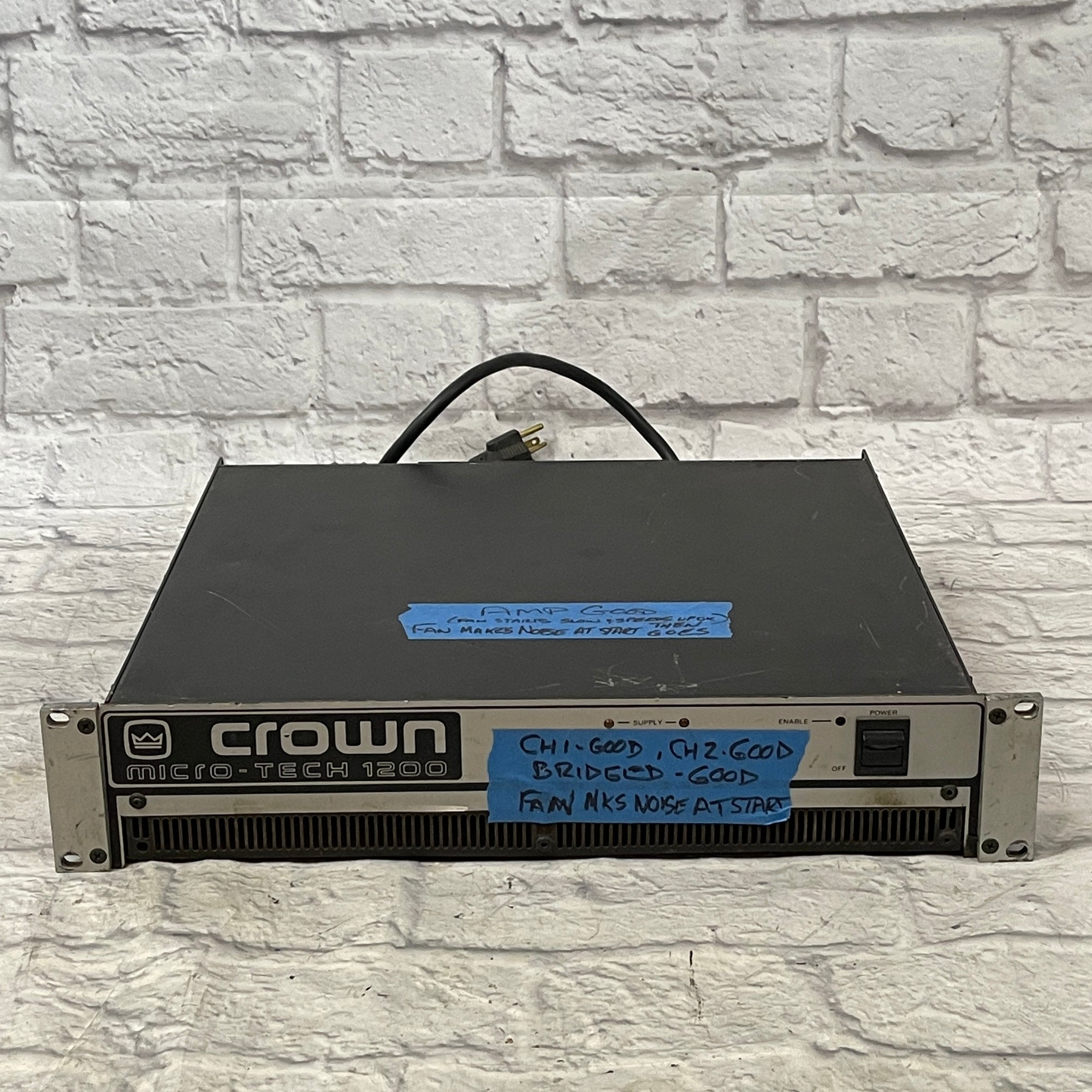 Crown Micro-Tech 1200 Power Amp - Evolution Music